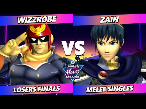 LMM Miami 2024 LOSERS FINALS - Wizzrobe (Captain Falcon) Vs. Zain (Marth) Smash Melee - SSBM