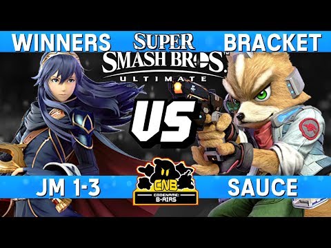 Smash Ultimate Tournament Set - JM 1-3 (Lucina) vs Sauce (Fox) - CNB 186