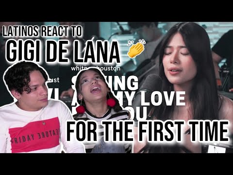 Singing is SO Easy for her 😮| Latinos react to Gigi De Lana - Saving All My Love For You Live cover