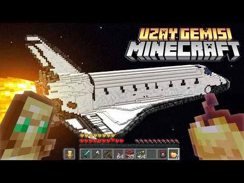 Minecraft GİZLİ UZAY ÜSSÜNDE Hayatta Kalmaya Çalıştım!