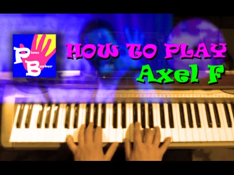 piano busker - How To Play Axel F in F (Slow Tutorial)