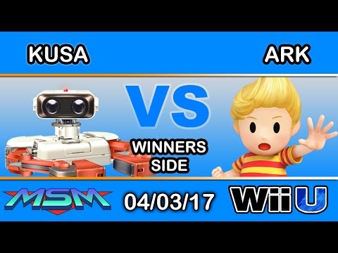 MSM 92 - Kusa (ROB) Vs. Ark (Lucas) Winners Side - Smash Wii U
