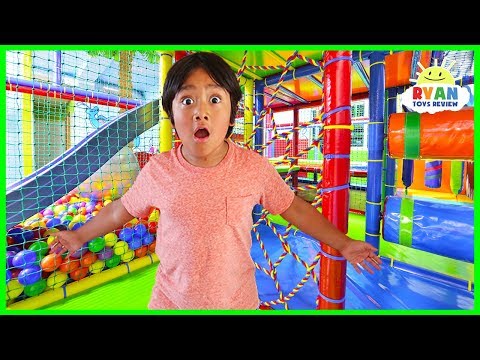 Ryan's Toys Went Missing Pretend Play at Indoor Playground!!!