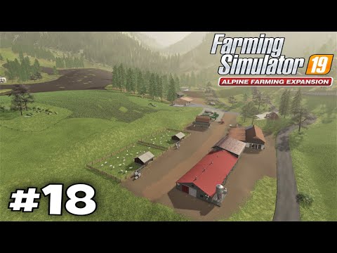 New Combine and farm update - Farming Simulator 19 Alpine DLC Erlengrat Hardcore #18 Timelapse