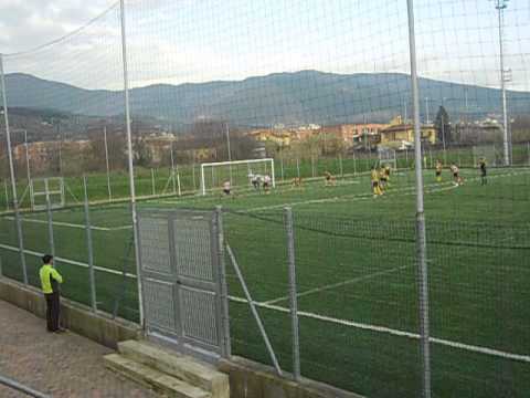 Sesto calcio vs VG Rondinella Marzocco rete di Fialdini