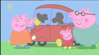 Peppa Pig (Series 1) - Cleaning The Car (with subtitles)