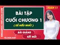 Toán 11 Kết nối tri thức Bài tập cuối chương 1