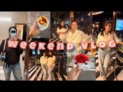 Exploring HSR| shopping| New places| Dinner date with Nisarga| health mix drink| weekend vlog| 