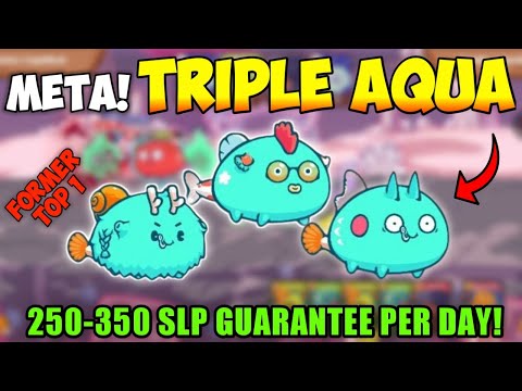 TOP 1 TRIPLE AQUA META! GENIUS BUILD BY Polaco | Axie.gg ~ AXIE INFINITY S18