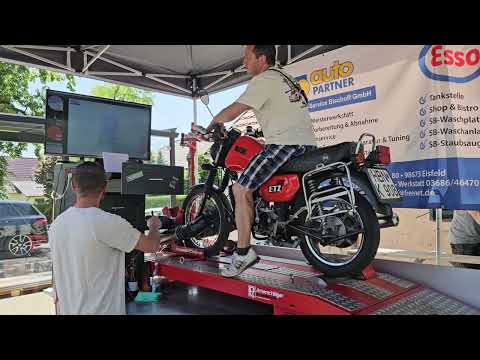 MZ ETZ 251 Leistungsprüfstand 24,7Ps 