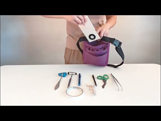 شنطة خصر منظمة للادوات الطبيه