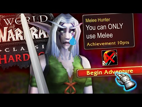 Vanilla Hardcore but I'm a Melee Only Hunter