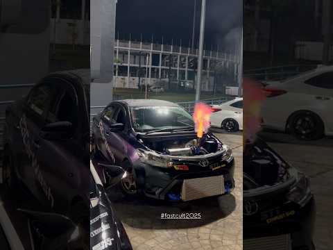 Toyota Vios Modified Full Exhaust Engine #respect  #vios  #shorts  #toyota