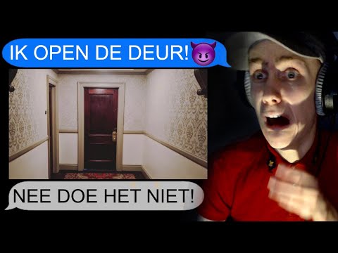 open de deur niet (enge smsjes)