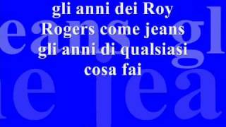 Gli anni Max Pezzali + testo