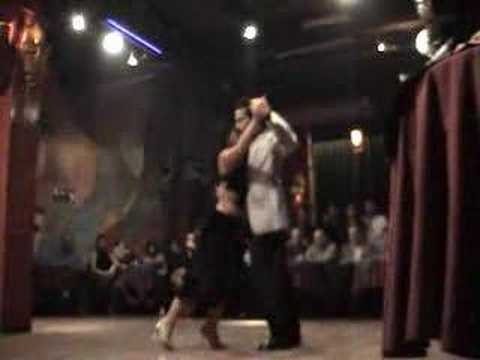  Ezequiel Paludi  and  Geraldine Paludi  are  dancing  to  a  tango