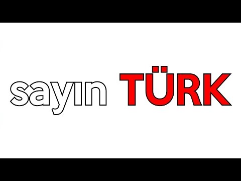 Şehinşah | Sayın Türk ''Typography Video''