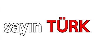 Şehinşah | Sayın Türk ''Typography Video''