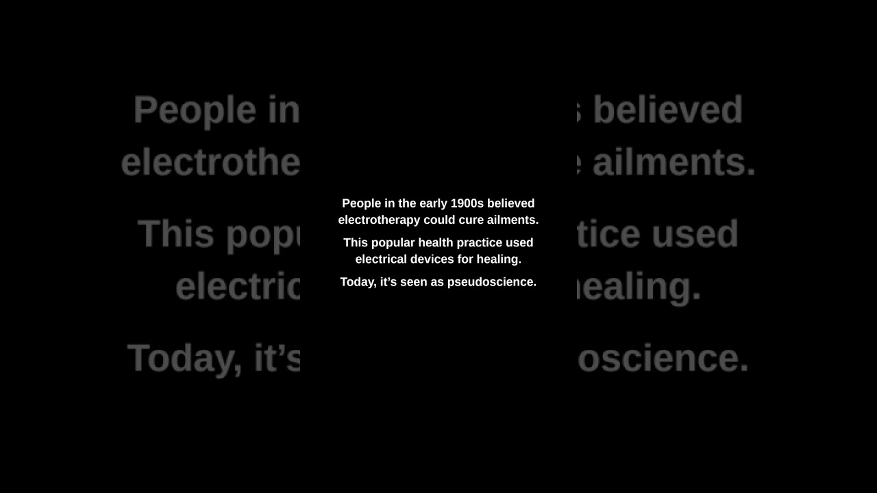 People in the early 1900s believed electrotherapy could cure ailments.