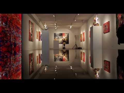 Aelita Andre performs at her 4th solo show in Chelsea, New York - "Sound Paintings" (excerpt)