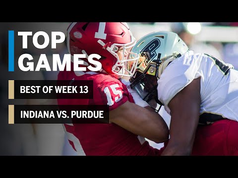 Top Games of 2018: Week 13 | Purdue Boilermakers vs. Indiana Hoosiers | B1G Football