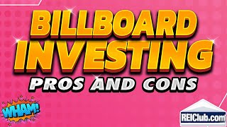 Billboard Investing - Pros and Cons Investing in Billboards