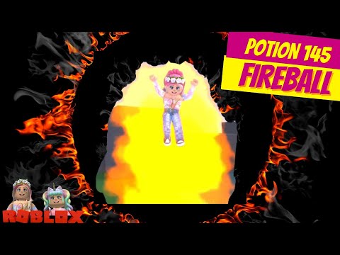 How to Make Potion 145 🔥 FIREBALL🔥 with Eggcano ingredient in Wacky Wizards (ROBLOX)