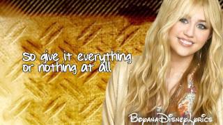 Hannah Montana - Ordinary Girl (Lyrics Video) HD