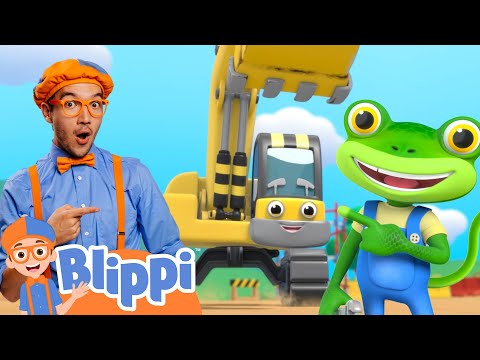 Excavator Song ft. @GeckosGarage | I'm An Excavator | Songs For Kids
