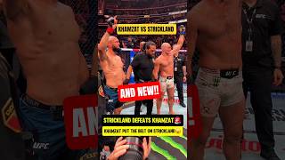 Sean Strickland DEFEATS Khamzat😮