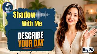 Speak English With Me – Talk About Your Day Naturally | Day 24 | English Speaking Practice