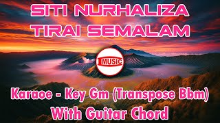 Download lagu Siti Nurhaliza - Tirai Semalam [Karaoke - Key Gm (Transpose Bbm) - Guitar Chord] mp3