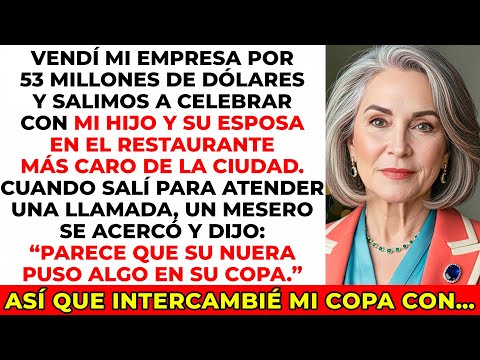 Mi nuera echó algo en mi vaso, así que cambié mi bebida con la de su padre. Veinte minutos después…