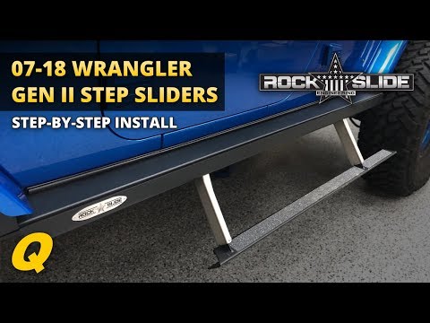 How to Install Rock Slide Engineering Step Sliders for 2007-2018 Jeep Wrangler JK