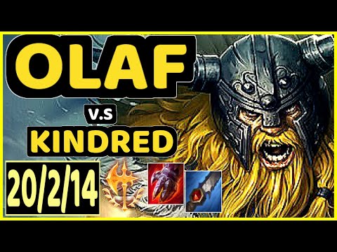 DJOKO (OLAF) vs KINDRED - 20/2/14 KDA JUNGLE GAMEPLAY - EUW Ranked GRANDMASTER