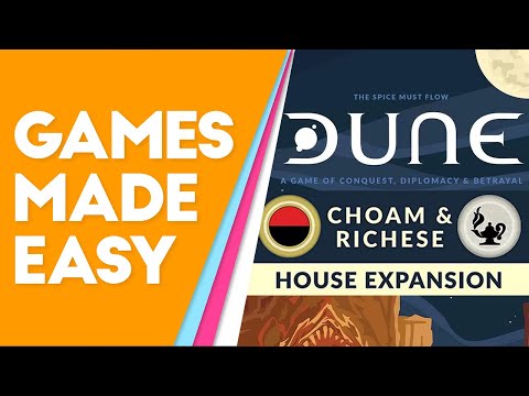 Dune CHOAM and Richese House Expansion: How to Play and Tips