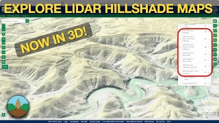 Exploring lidar hillshade with the new National Map 3D Viewer | Updated tutorial