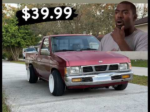 How to lower a Nissan Hardbody for $39.99