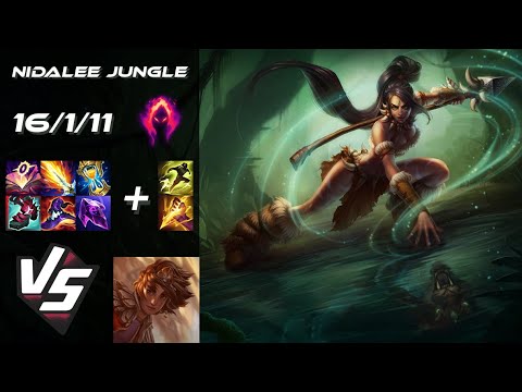 JUNGLE Nidalee vs Taliyah - EU Grandmaster Patch 25.S2.5
