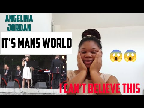 ANGELINA JORDAN  /It's mans world (james brown cover  (live in 2018) REACTION