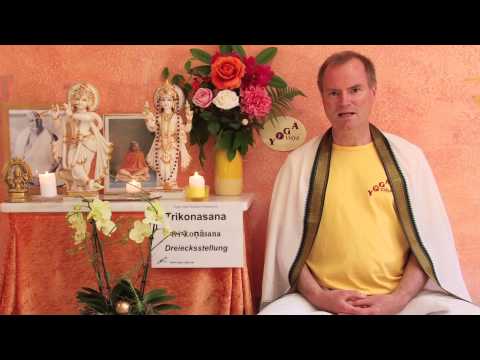 Trikonasana - Dreiecksstellung - Hatha Yoga Wörterbuch