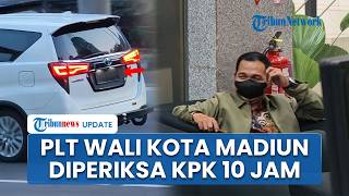 Usai Diperiksa KPK 10 Jam, Plt Wali Kota Madiun Bagus Panuntun Dijemput Mobil Berpelat Tersamar
