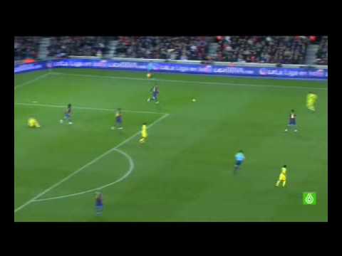 Barcelona - Villarreal  (Liga BBVA 2009/2010: Resumenes 16ª Jornada)