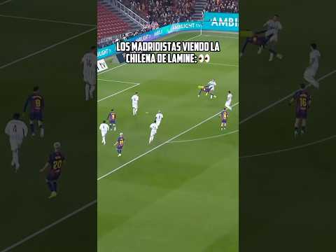 🤯 La CHILENA de LAMINE YAMAL es INIGUALABLE 😂 #futbol #humor