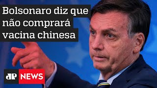 Bolsonaro desmente declaração de Pazuello e diz que Brasil não comprará vacina chinesa