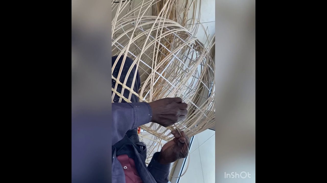 #rattan #weaving #cherryflexrattan How we make our lampshades