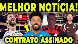 MELHOR NOTÍCIA DA SEGUNDA NO FLAMENGO! CONTRATADO ASSINADO!