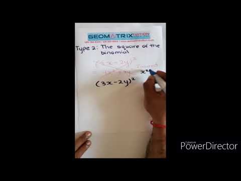 Geomatrix: Grade 10 Maths - Type Two – The Square Of Two Binomials