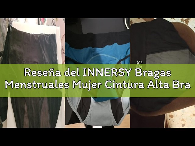 Vídeo relacionado con INNERSY Bragas sin Costuras Mujer Talle Alto Beige Bragas Invisibles Microfibra Elastano Pack de 3 (L, 3 Beige Claro)