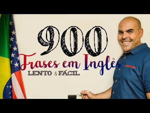 900 Frases em Inglês para estudar - Aprenda Inglês Naturalmente! 4 horas de Vídeo!😱